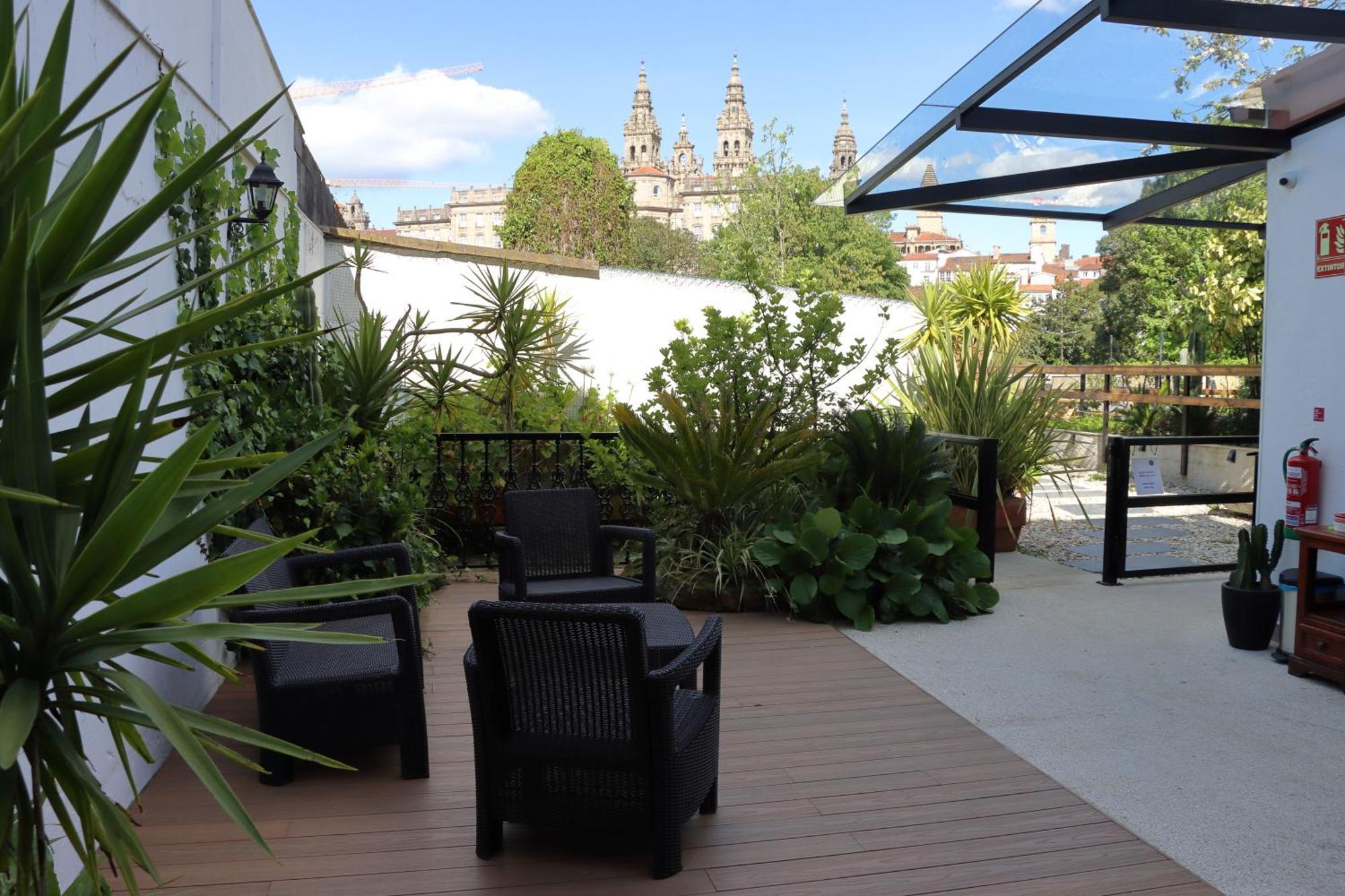 Hotel Pazos Alba ซานติอาโก เด กอมโปสเตลา ภายนอก รูปภาพ